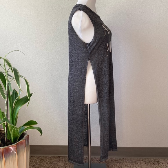 New Forever 21 Grey Sleeve Less Polyester Cotton Dress size S - Picture 4 of 12